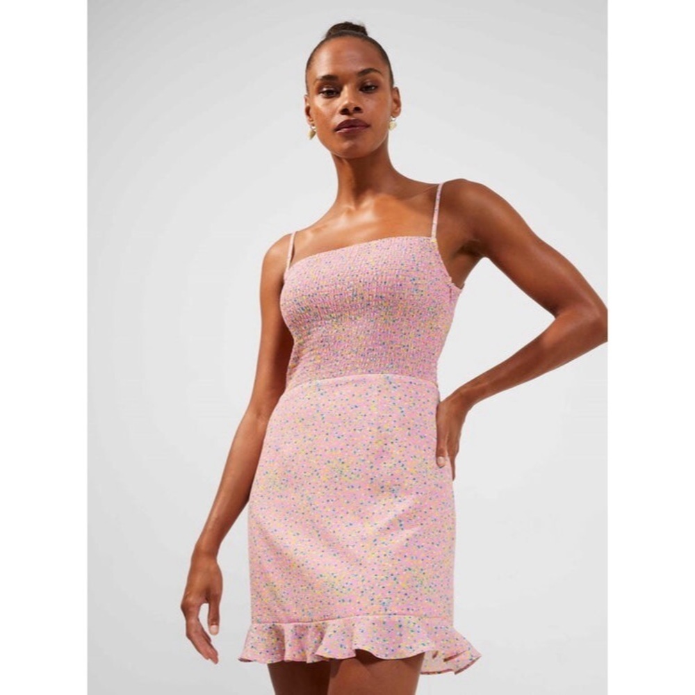French Connection Stacie Daisy Verona Crepe Dress